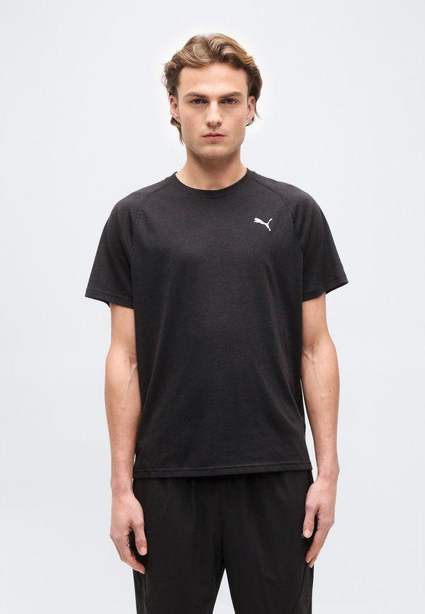 Puma PWRTRAIN TRIBLEND TEE - Sports T-shirt - black