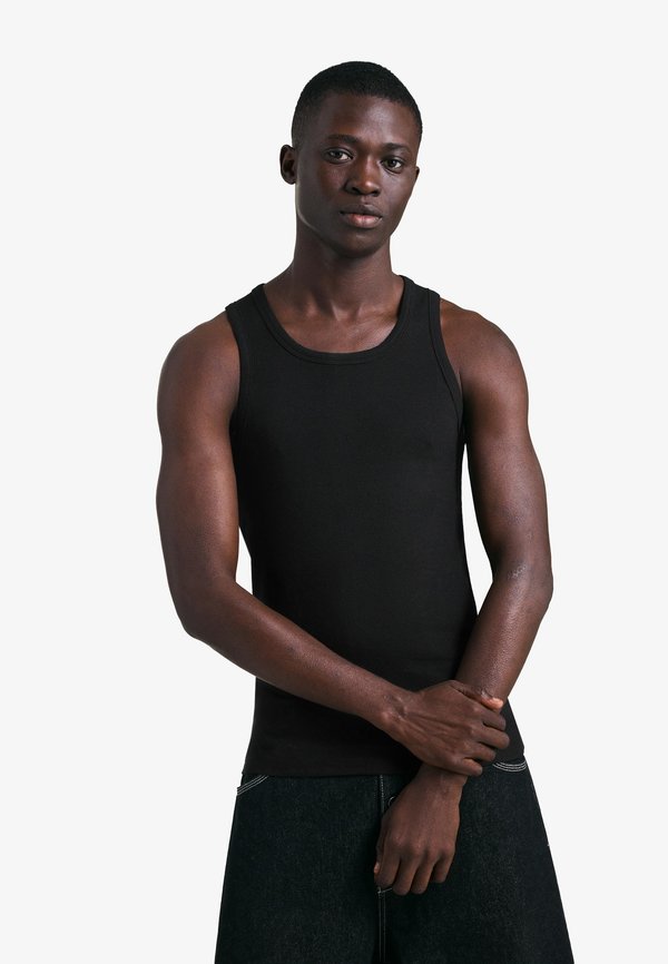 Bershka STRAPPY  - Top - black
