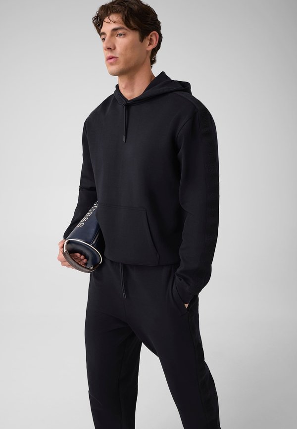 Guess SWEATSHIRT MIT SEITENSTREIFEN - Hoodie - schwarz