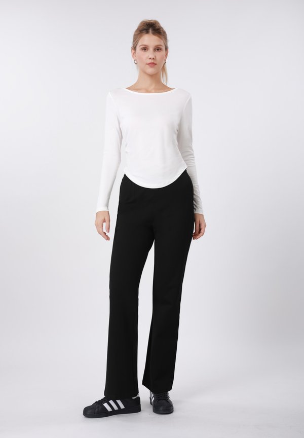Even&Odd HIGH-WAIST FLARE TROUSERS