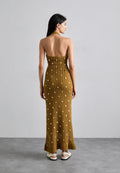 sandro ROBE MIDI MAILLE DOS NU