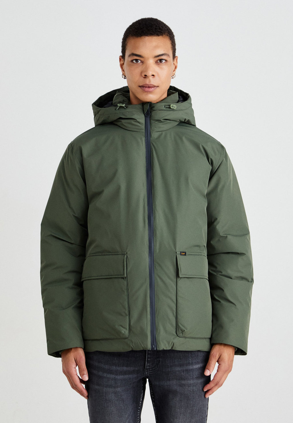 Lee HOODED SHORT PUFFER