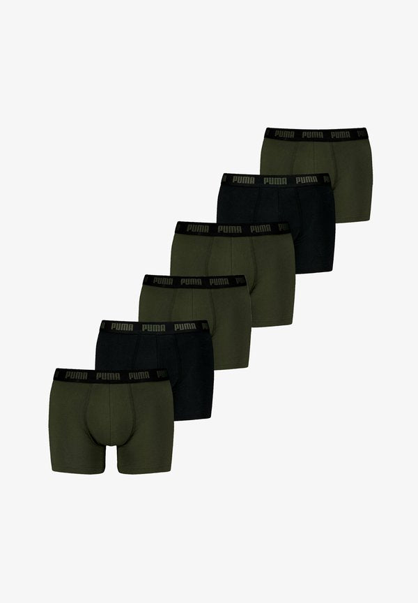 Puma MEN EVERYDAY 6 PACK - Boxer briefs - dunkelgrün