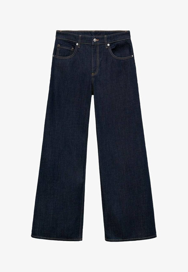 Mango Wide Leg - open blue