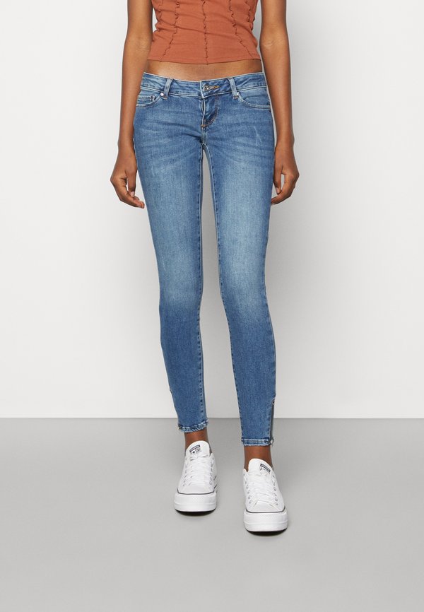 ONLY ONLCORAL SKINNY ZIP ANKLE - Jeans Skinny Fit - medium blue denim