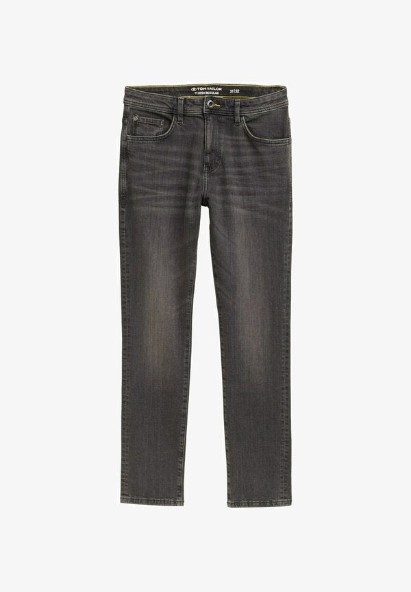 TOM TAILOR TTJOSH REGULAR SLIM FIT - Straight leg jeans - grey denim
