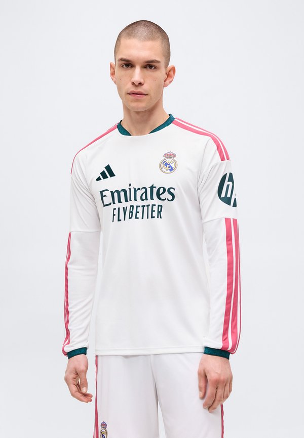 adidas Performance REAL MADRID 26/27 HOME LONG SLEEVE - Club wear - white