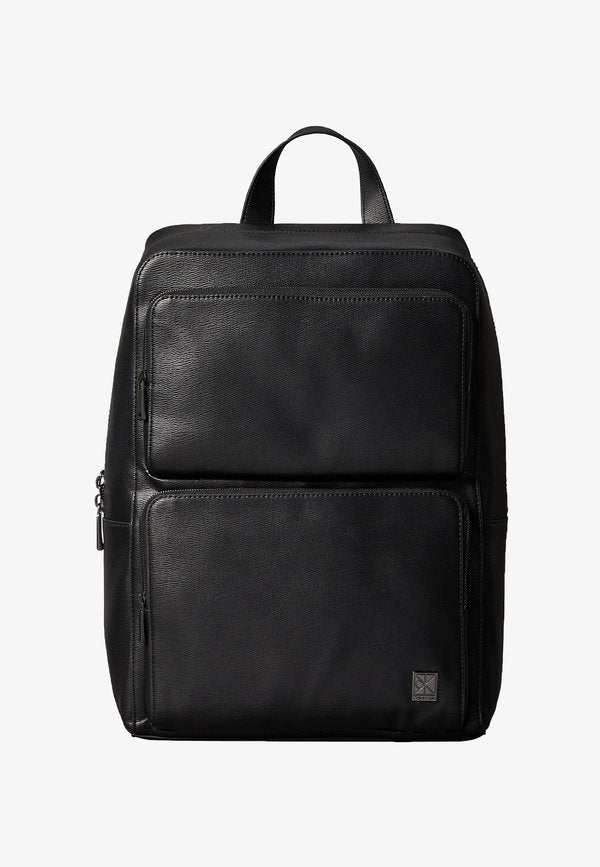Calvin Klein CALVIN KLEIN SLIM SAFFIANO EMBLEM LOGO BACKPACK UNISEX - Rucksack - black