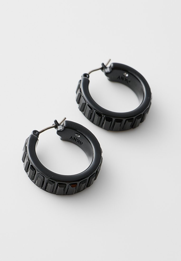 PE 17MM STONE HOOP - BLK/BLACK Media 1
