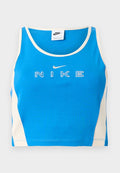 Nike Sportswear STREET CROP TANK - Top - photo blue/chalk