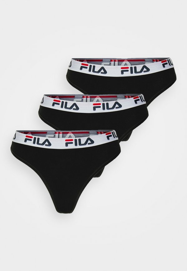 Fila WOMEN 3 PACK - Thong - black