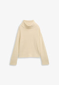 TOM TAILOR ROLLKRAGENPULLOVER - Jumper - sand stone beige melange