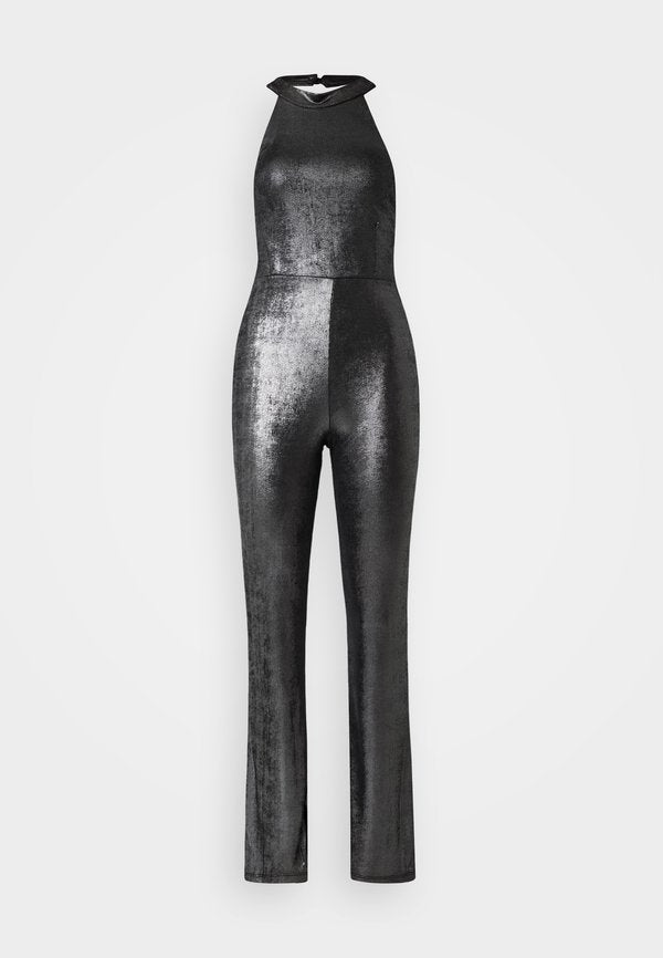 WAL G. PARTY ROZA HALTER NECK METALLIC
