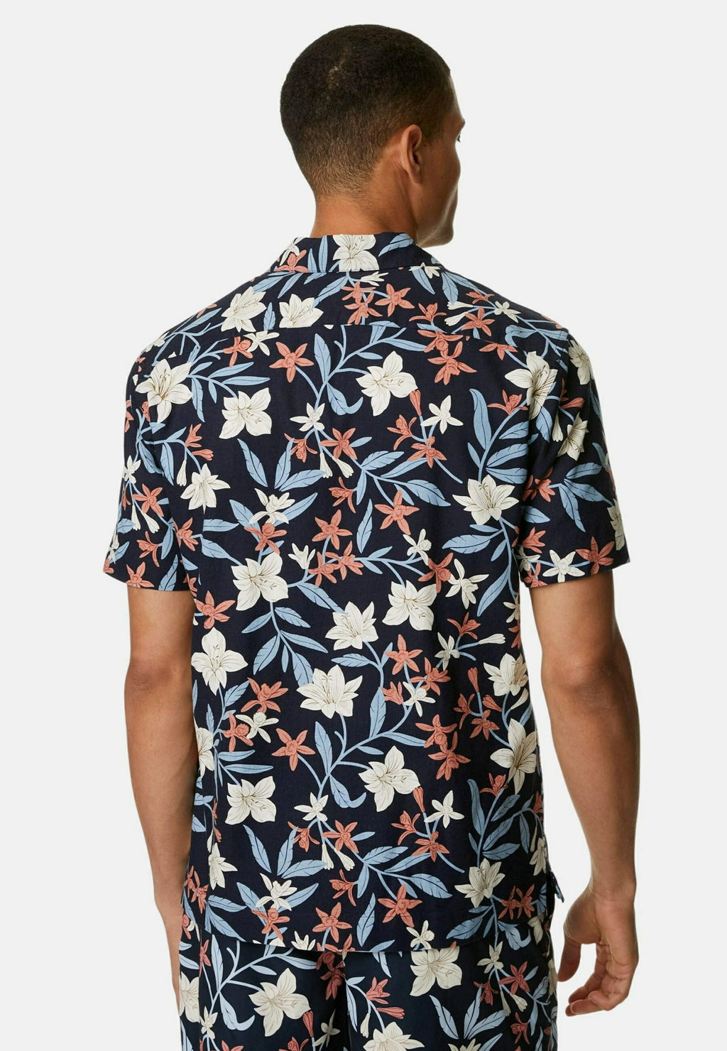 Marks & Spencer EASY IRON HAWAIIAN PRINT