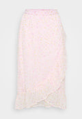 Vero Moda Petite VMSMILLA WRAP SKIRT - A-line skirt - pink a boo/aura