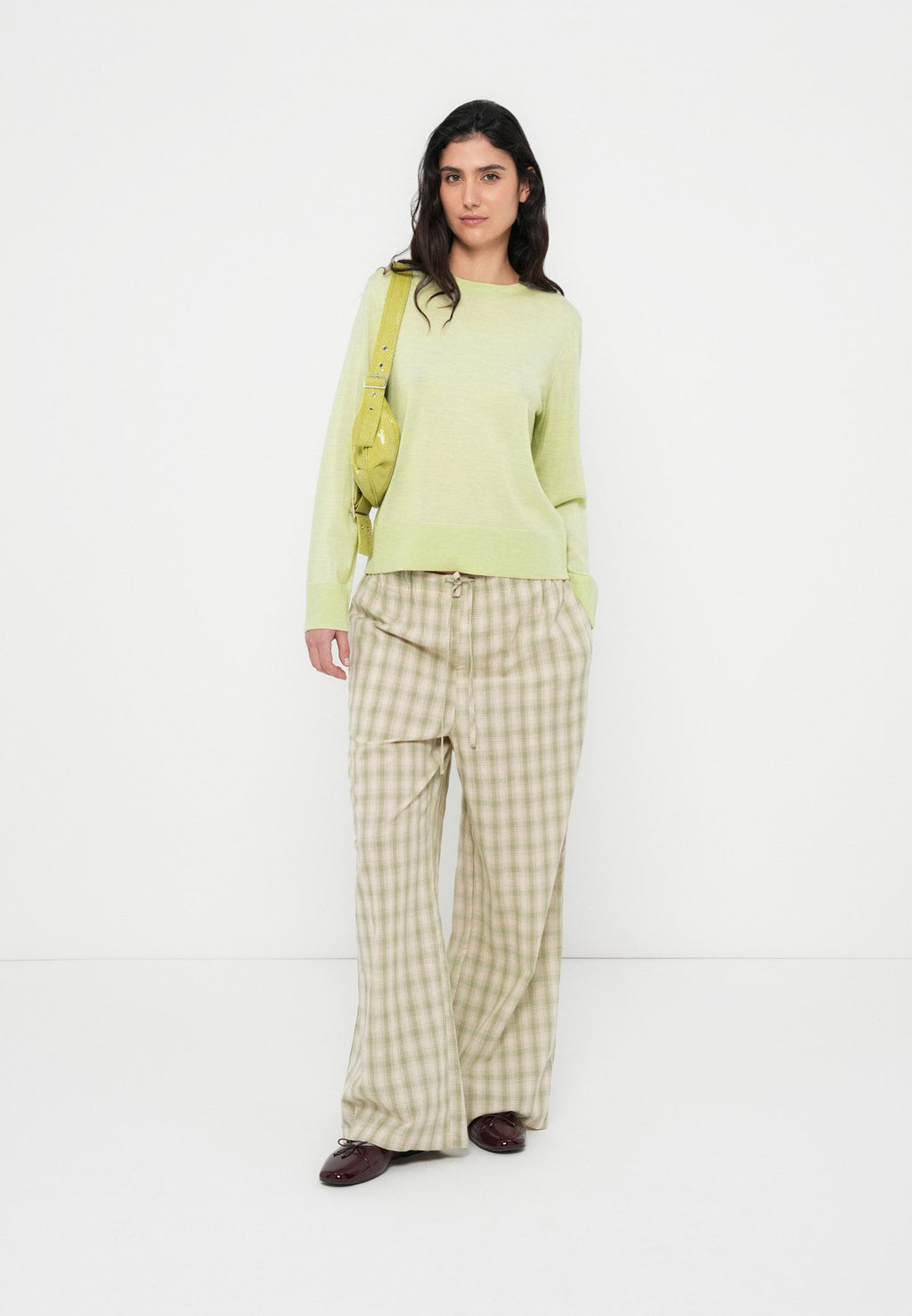 Selected SLFTHEA LS KNIT MERINO O-NECK NOOS