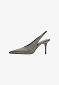 Bershka HIGH-HEEL - SLINGBACK SHOES - High heels - grey