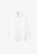 Mango Button-down blouse - white