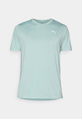 Puma TAD ESSENTIALS SOLID CAT TEE - Sports T-shirt - light moss