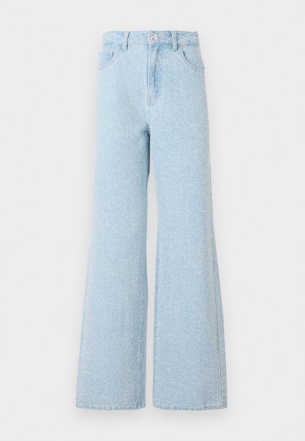 Vero Moda VMKATHY WIDE - Wide Leg - light blue denim