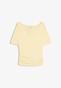 Bershka SHORT SLEEVE - Basic T-shirt - yellow