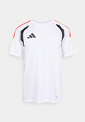 adidas Performance Sports T-shirt - white/black/semi lucid red