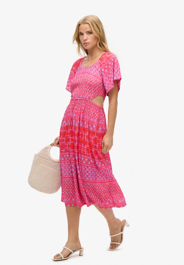 Superdry & Co PRINTED CUT OUT MIDI