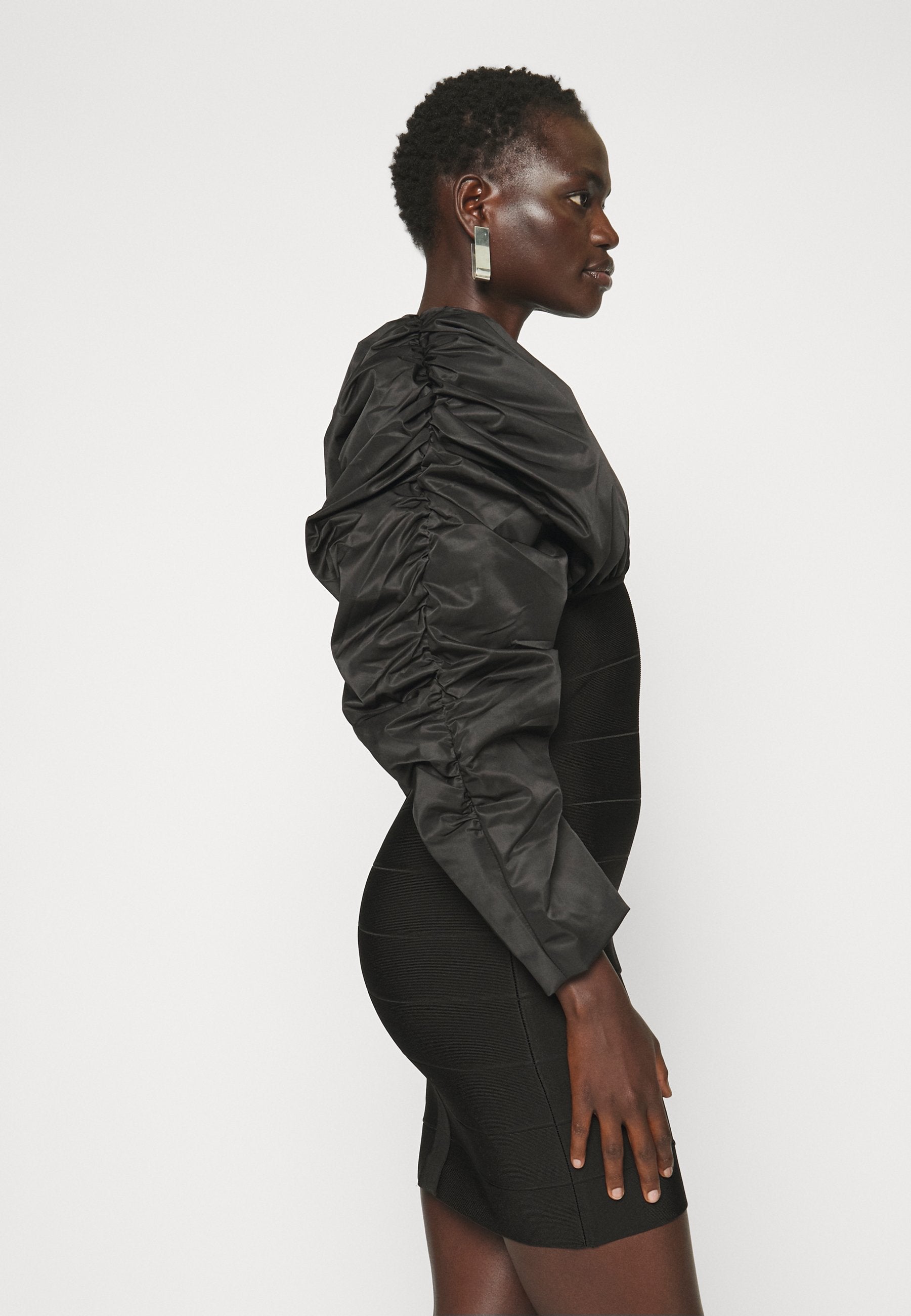 Hervé Léger RUCHED MINI DRESS