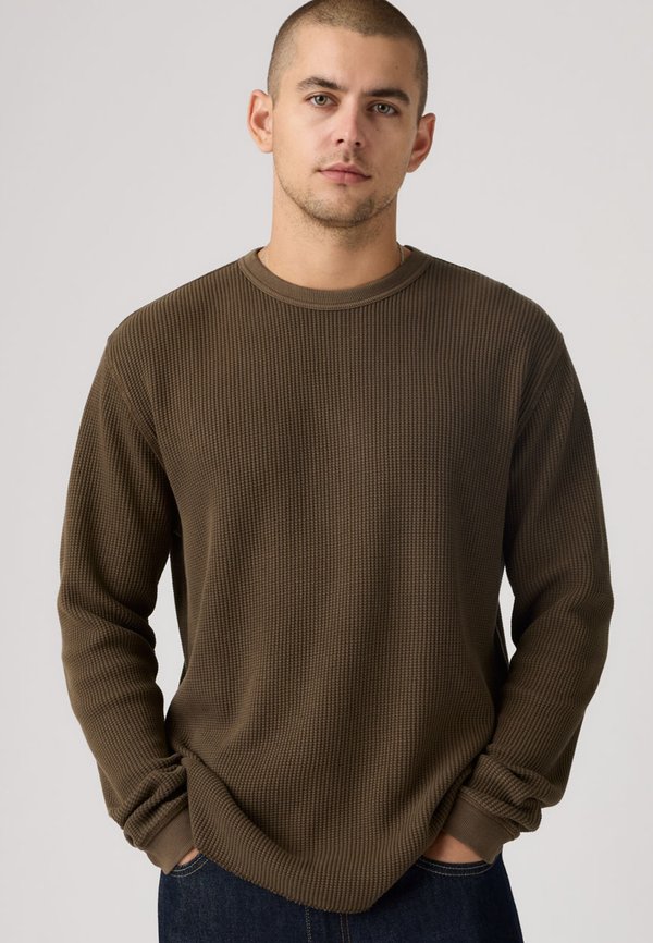Levi's® THERMAL TEE - Long sleeved top - maitake brown