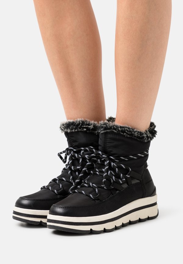 TOM TAILOR Winter boots - black