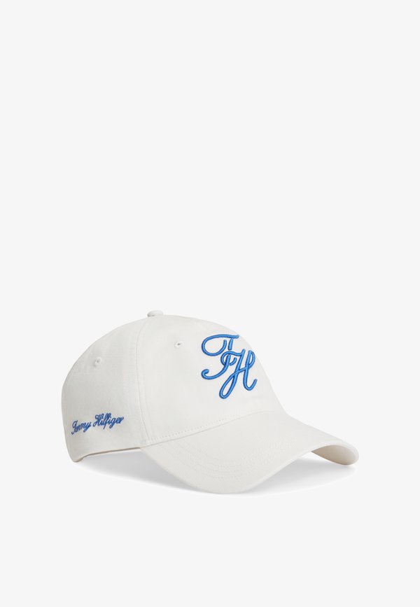 Tommy Hilfiger TH SCRIPT SOFT 6 PANEL CAP UNISEX - Cap - ecru