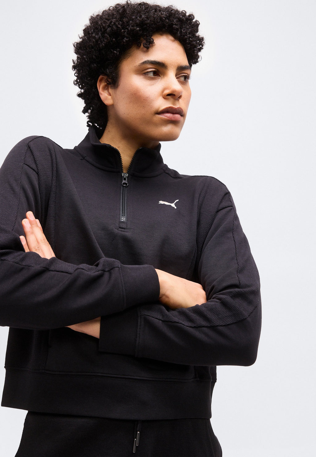 Puma PUMA CLASS RELAXED HALF-ZIP CREW