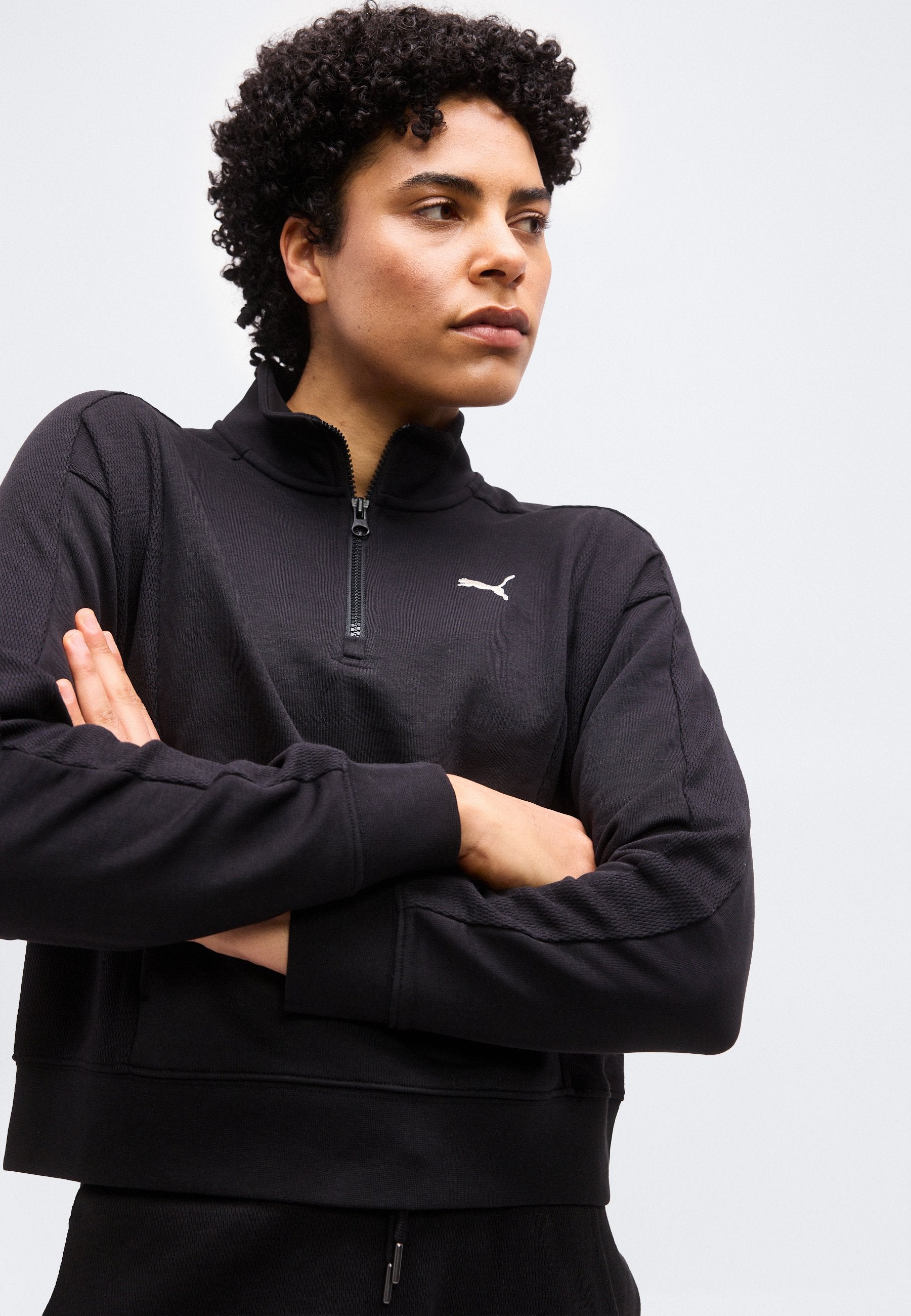 Puma PUMA CLASS RELAXED HALF-ZIP CREW
