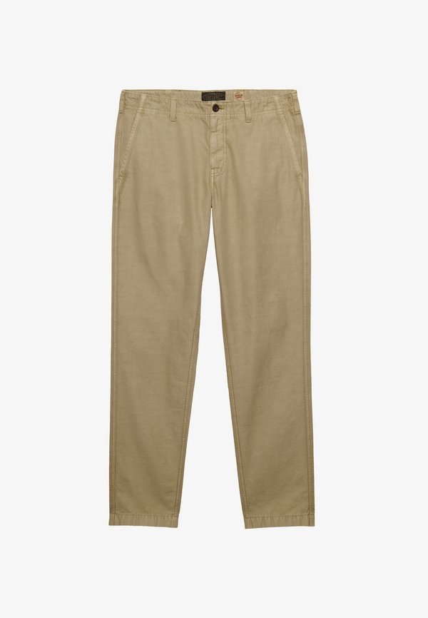 Superdry & Co SUPERDRY TAPERED WASHED CHINO TROUSERS.. - Trousers - overcast beige