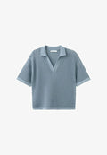 Mango Polo shirt - light blue
