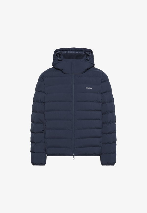 Calvin Klein HOODED PUFFER - Light jacket - dark sapphire