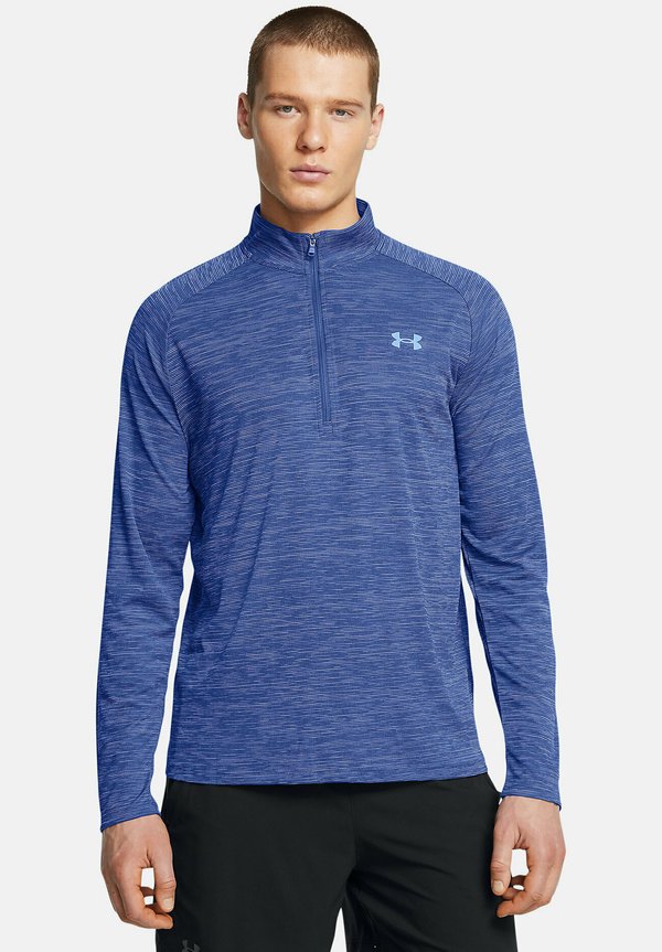 Under Armour TECH TEXTURED - Long sleeved top - tech blue
