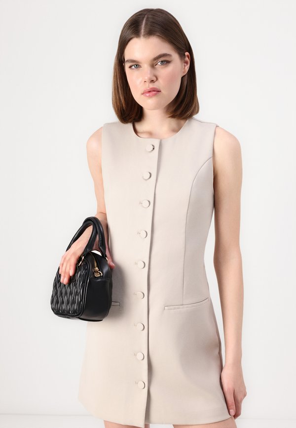 Abercrombie & Fitch The A&F Mara High-Neck Vest Mini Dress