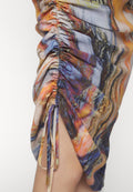 Materiel DIAGONAL GATHERED SKIRT