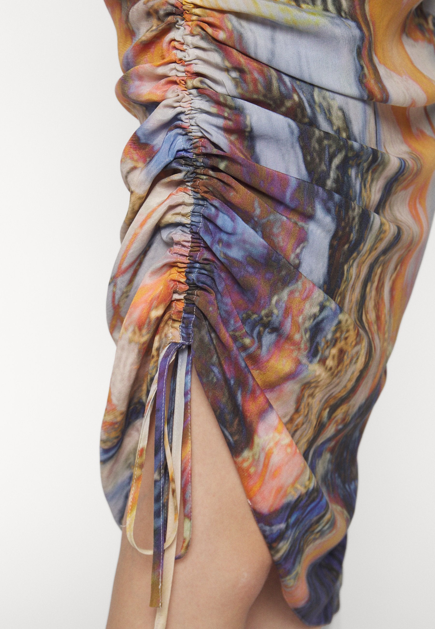 Materiel DIAGONAL GATHERED SKIRT