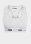 Puma WOMEN RACER BACK HANG - Bustier - grey melange