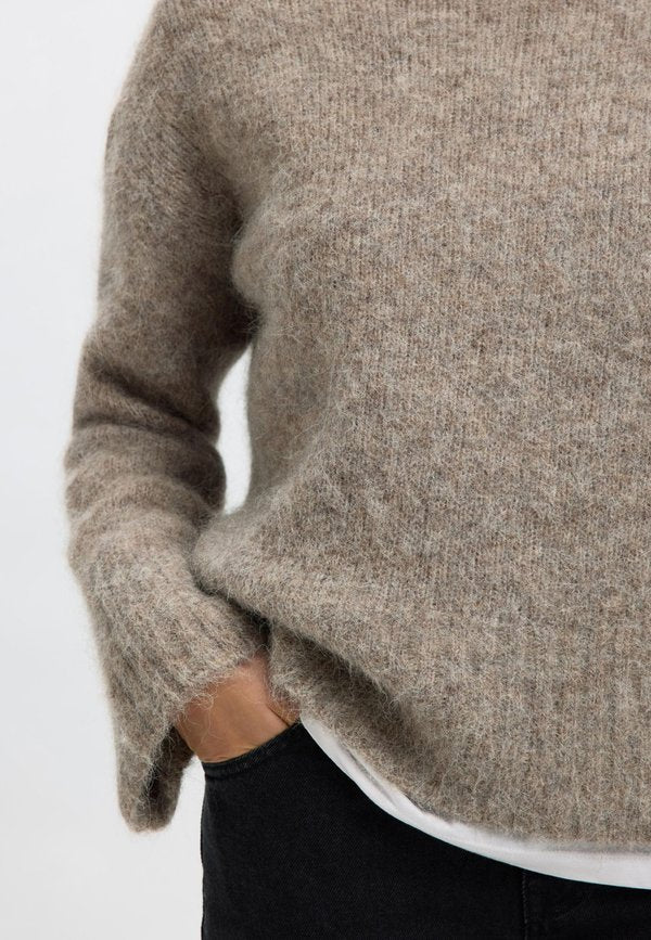 Selected SLWGABRIELLA LS KNIT HIGH NECK NOOS