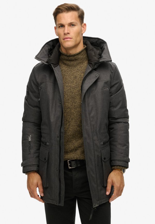 Superdry & Co Winter coat - grey herringbone