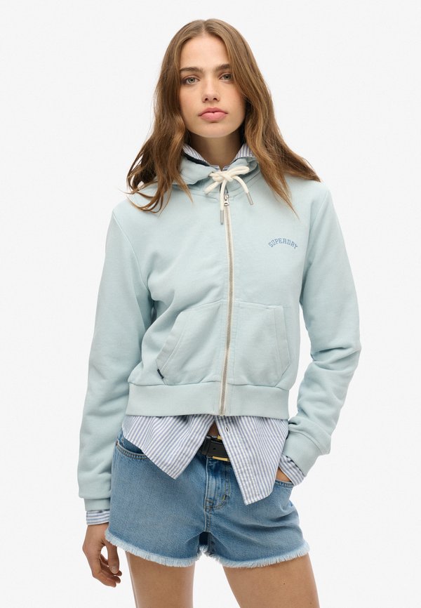 Superdry & Co Zip-up sweatshirt - winter sky blue