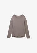 TOM TAILOR Pyjama top - grey medium solid