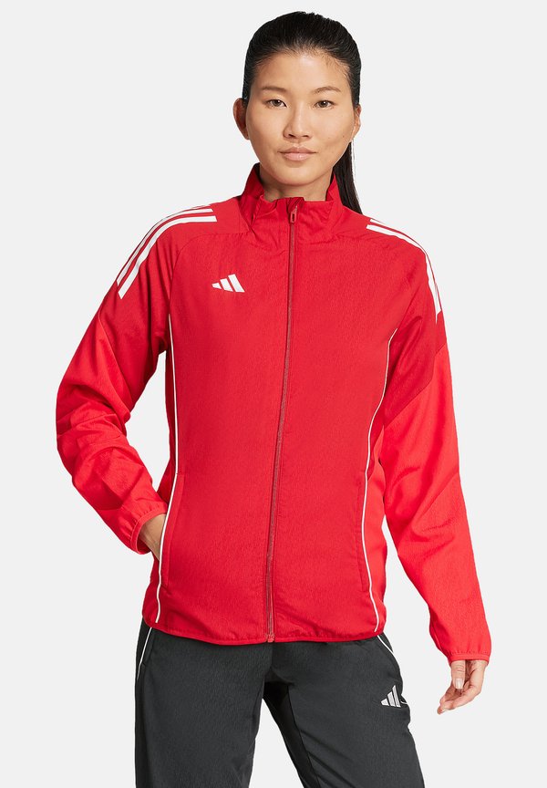 adidas Performance FUSSBALL - TEAMSPORT TIRO 25 COMPETITION PRÄSENTATIONS - Training jacket - rotlila