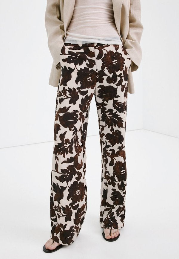 Mango ADULT - Trousers - brown