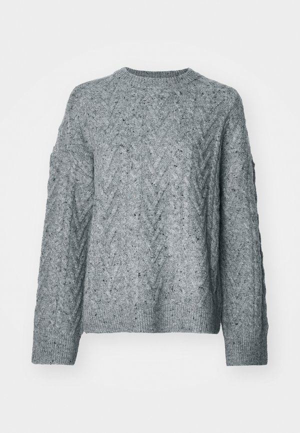 Aware Knitted VMCOLETTE Knitted - Jumper - medium grey melange