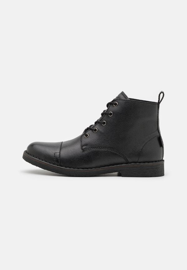 Levi's® TRACK - Lace-up ankle boots - full black