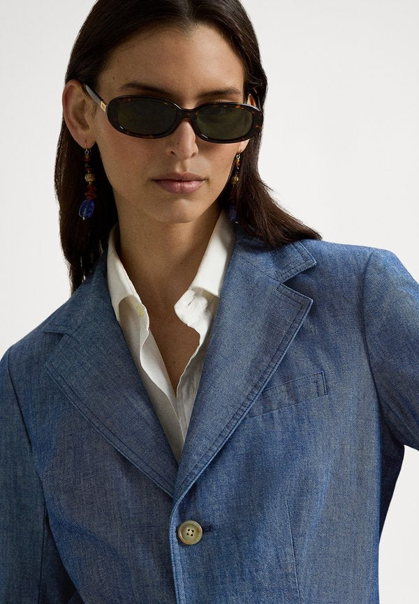 Polo Ralph Lauren SINGLE-BREASTED CHAMBRAY BLAZER